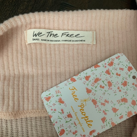 *NEW* Free People Off-the-Shoulder Knit Sweater Small - Picture 5 of 12